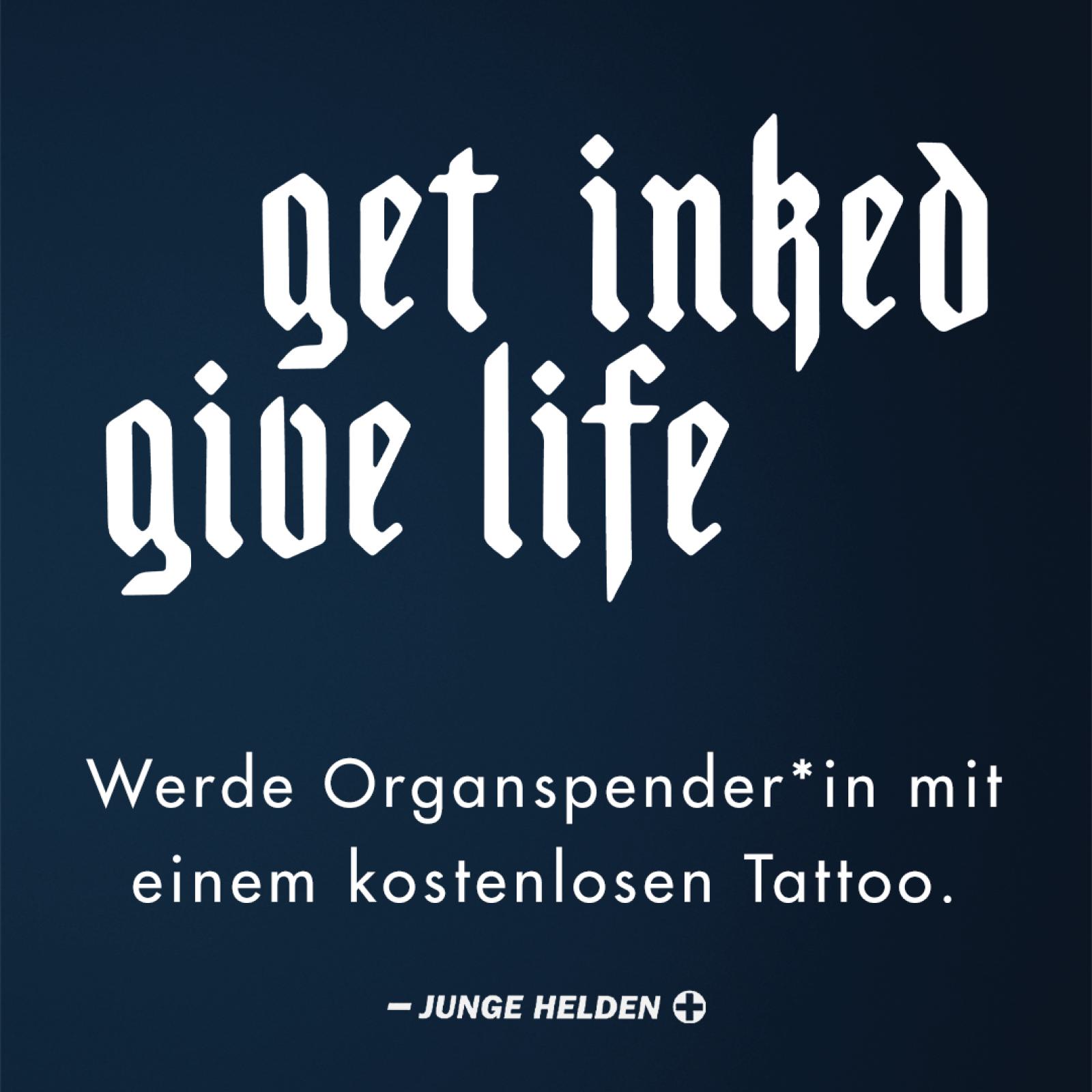 ORGANSPENDE TATTOO